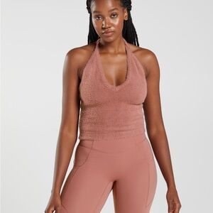 Knit Gymshark halter top New